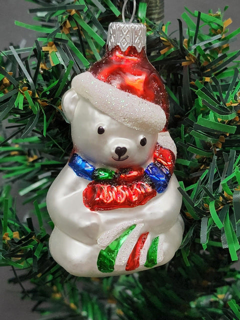 Bear Glass Shape Ornament