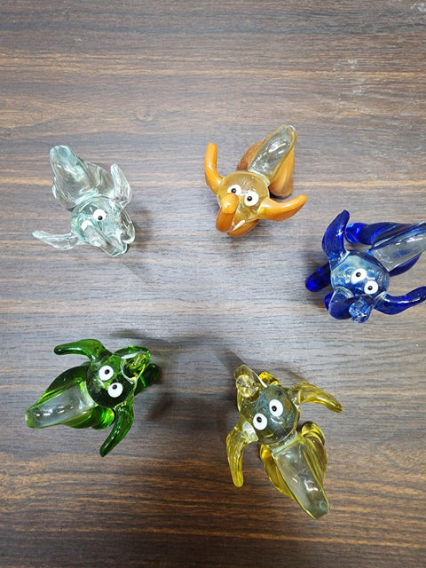 Elephant Glass Animal Figurine