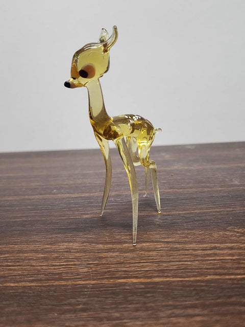 Deer Glass Animal Figurine