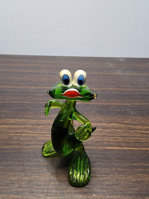 Frog Glass Animal Figurine