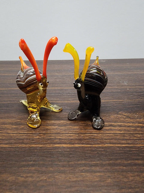 Snail Glass Animal Figurine