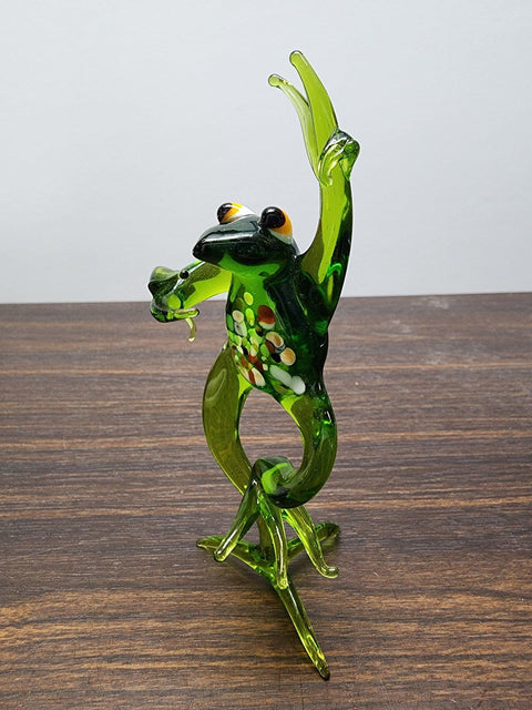 Frog Glass Animal Figurine