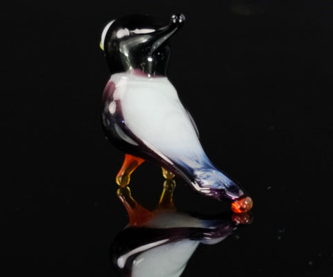 Glass Bird Figurine, Handmade Murano Quality Design - Small