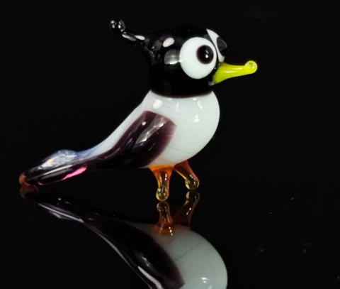 Glass Bird Figurine, Handmade Murano Quality Design - Small